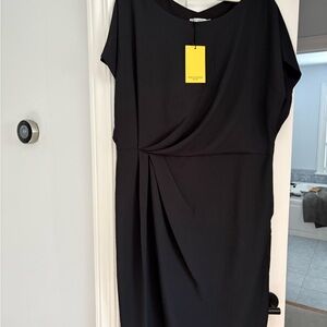 MM Lafleur Jillian Classic Black Midi Dress